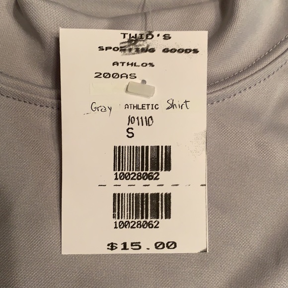 😎FREE with Purchase!🔥Dry-Fit Athletic Gray TEE Men’s Small - Picture 3 of 7